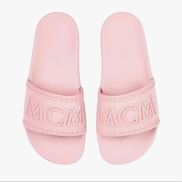 mcm slides pink